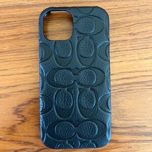 Coach IPhone 13 Leather Case